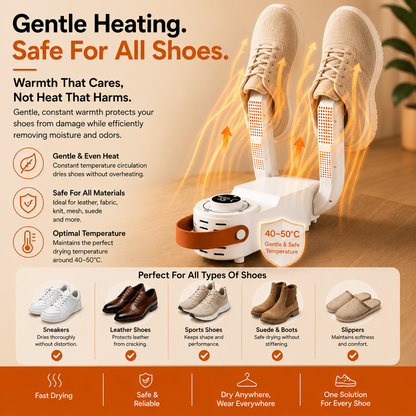 DryKicks Intelligent Timer Shoe Dryer Deodorizer