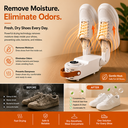 DryKicks Intelligent Timer Shoe Dryer Deodorizer